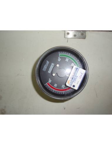 Rudder angle vetus indicator clock