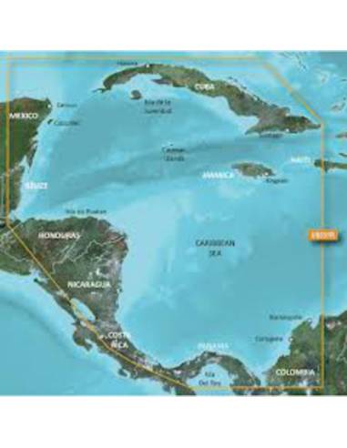 Carta garmin hxus031r caribbe central