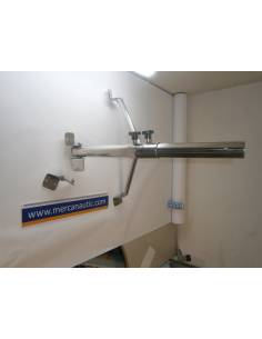 Poracañas articulé cadre inox sortie