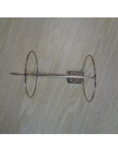 Support inox trem diamètre sortie 11cm