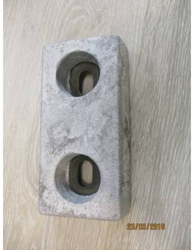 Anodo pastilla aluminio 20 x 10 cm 2 kgr outlet