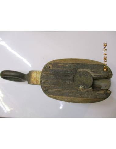 Polea legno rotolo bronzo merryman