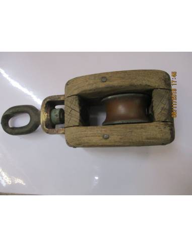 Polea legno rotolo bronzo merryman