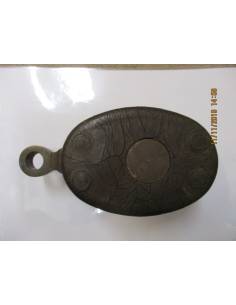 Puliera doppia in legno/bronzo 70 mm sud vulcanizzata