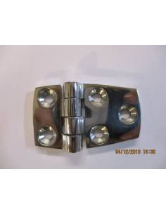 Charnière inox sortie 55x35mm