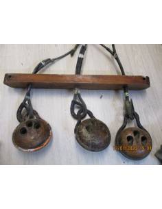 Set di 3 baffi in legno