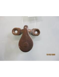 Polia fissa c/ base bronzo cavo 6mm. 2