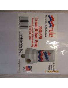 Bomba achique rule 2000gph 12v livewell/baitwell