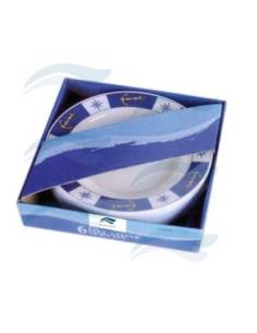 Assiette creuse en mélamine 6 pcs