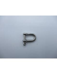 Straight shackle stainless steel bolt 4mm (2 units)