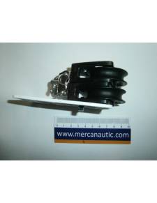 Polea lewmar doppel synchro t/50 max 10 mm schwarz