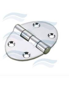 Bisagra ovalada inox 51x38,5mm
