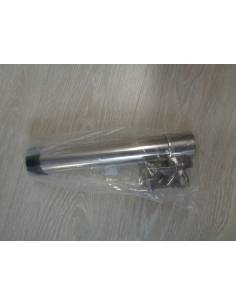 Portacanna snodato in acciaio inox per candeliere da 25mm