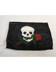 Bandera pirata rosa 30x20cm