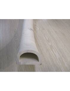 Barra proteccion dock 90 blanca x mts 2