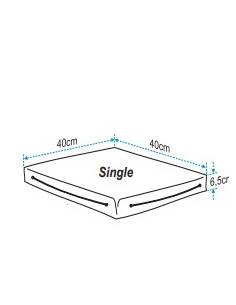 Cojin cubierta con flotabilidad simple, blanco