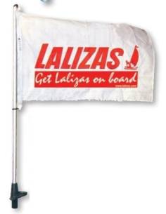 Asta bandera de 50cm blanca