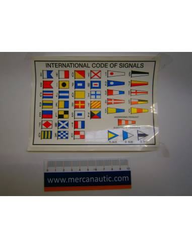 Adhesivo codigo internacional 12x10cm