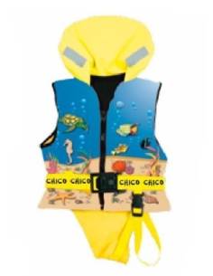 Gilet bambino omologato 150N ISO12402-3 15/30kg