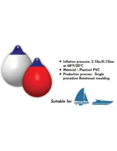 Defensa ocean classic r1  blanca/azul 38x28cm