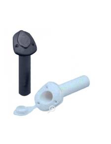 Cañero empotrar plastico 43x225 negro