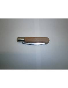 Coltello dritto con manico in legno, lama da pesca da 7 cm 2