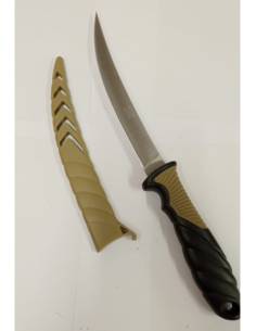 Couteau spécial filet 18cm avec fourreau pêche