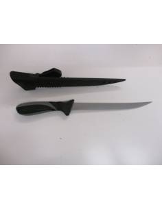 Cuchillo filetear inox 360mm con funda