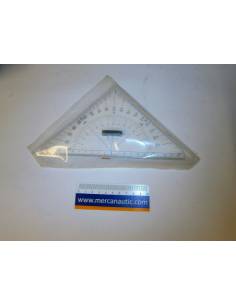 triangular protractor of nautical angles