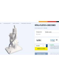 Support articulé pour antenne vhf 2