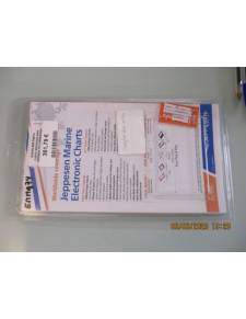 Lettera c-mappa c-card mar tirreno a lampedusa