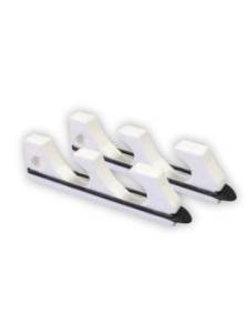 Bulkhead support 2 rods white