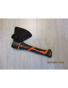 Hacha mango abs negra/naranja 25cm 2