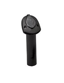 Porte-canne encastré noir