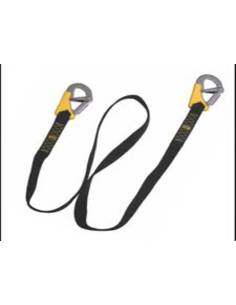Ligne de sécurité iso 12401 l 185cm double mousquetons