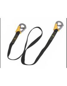 Linea seguridad iso 12401 l 185cm  doble mosquetones