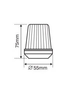 Classic led 12 luz blanco todo horizonte 12-24v. carcasa...
