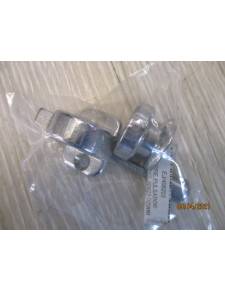 Chromed brass push-button clasp 30x25mm