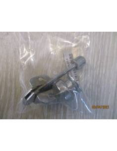 Chromed brass push-button clasp 30x25mm 2