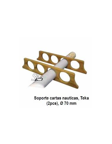 Organizador para 6 cartas marinas 610x90mm