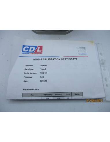 Compas  CDL Tiny Optical Gyro System (TOGS)