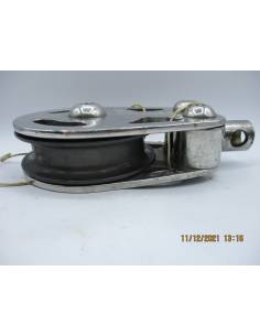 Polea inox LEWMAR 155HL para cabo 24/30mm