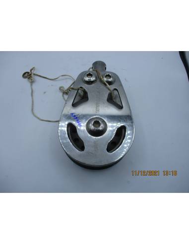 Polea inox LEWMAR 155HL para cabo 24/30mm