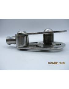 Polea inox LEWMAR 155HL ( sin roldana)