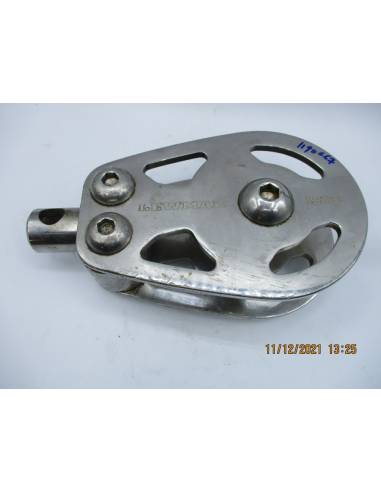 Polea inox LEWMAR 155HL ( sin roldana)