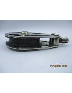 Polea inox LEWMAR 130 para cabo 18/22mm 2