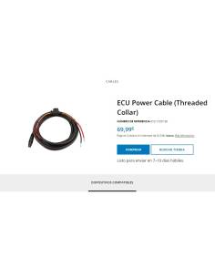 Câble d'alimentation ECU (collier fileté)