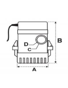 Submersible pump 600ghp 24v.