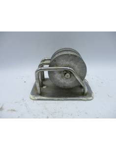 Double sheave aluminum forwarding with 10/14mm cable