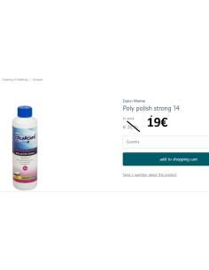 Poly Polish rubbing compound strong granular 0,5lts 2